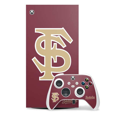 Florida State FSU Seminoles Initials Xbox Series X Skins